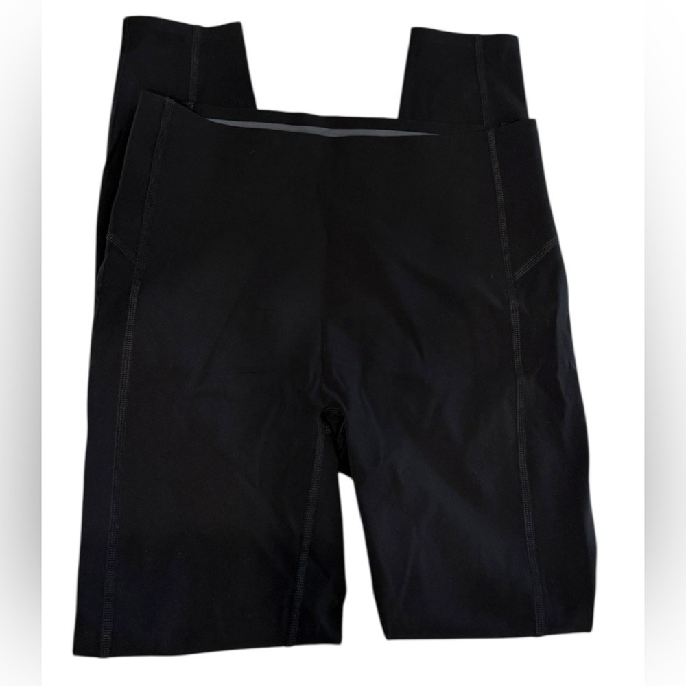 SPANX‎ Black Nylon Seamless Shapewear Slimming Leggings- Small